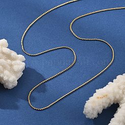 1 mm lange Serpentinenketten aus 304 Edelstahl für Damen und Herren&nbsp;NJEW-T016-11G
