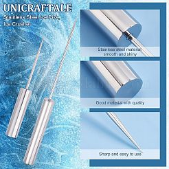 2 Stück 2 Stil 201 Edelstahl Eispickel&nbsp;TOOL-UN0001-14