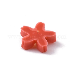 Cabochon in resina opaca fiore&nbsp;LS-FIND-WH0034-98E