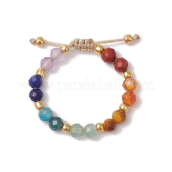 Verstellbare Edelstein-Fingerringe für Damen&nbsp;RJEW-JR00874-02