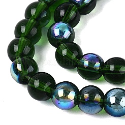 Trasparenti perle di vetro placca fili&nbsp;EGLA-Q132-6MM-01A-21