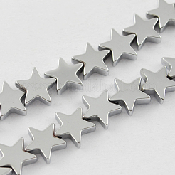 Non magnetici perle ematite sintetico fili&nbsp;G-Q887-6x6mm-M