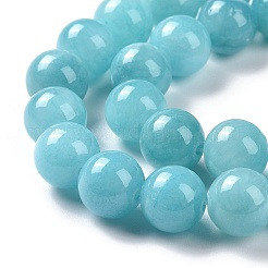 Natur Mashan Jade runde Perlen Stränge&nbsp;G-D263-8mm-XS28