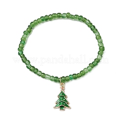 6 Stück Stretch-Armbänder aus Glassperlen für Damen&nbsp;BJEW-JB11121