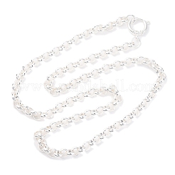 Halsketten aus Rolo-Kette aus 304 Edelstahl&nbsp;NJEW-Q013-11S