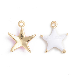 Messing Emaille Anhänger / charms&nbsp;KK-I671-09G