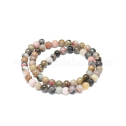 Abalorios naturales rhodonite hebras&nbsp;X-G-G828-02-6mm
