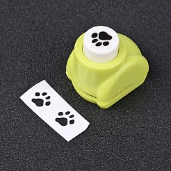 Mini ensembles de poinçons en papier kraft en plastique de couleur unique ou mélangée au hasard pour le scrapbooking et l'artisanat en papier&nbsp;AJEW-L051-11