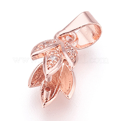 Balle di ottone con zirconi cubici&nbsp;KK-O106-41