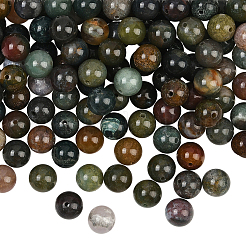 100 perlina di agata indiana naturale&nbsp;G-SP0001-20C