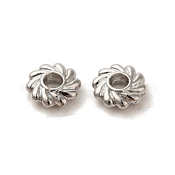 Perles d'espacement en alliage écologique&nbsp;PALLOY-WH0109-02P-NR