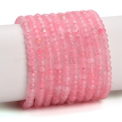 Chapelets de perles en jade blanc naturel teinté&nbsp;GG-CBAF9EE-A06-3x4mm