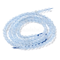 Natürliche weiße Jade perlen Stränge&nbsp;GG-CBAE031-A04-3mm-07