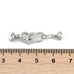 Gancio in ottone e s-gancio fermagli&nbsp;KK-U043-19P