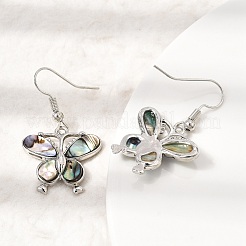 Boucles d'oreilles pendantes en laiton plaqué en rack pour femmes&nbsp;KK-CBA69D1-02P