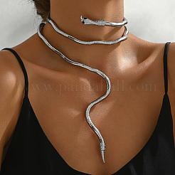 Chokerhalsketten aus Eisen in Schlangenform&nbsp;LS-NJ6393-2