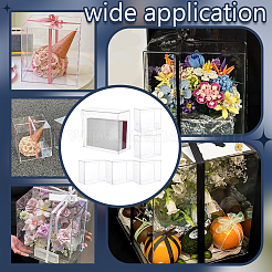 Rechteckige Aufbewahrungsgeschenkboxen aus PVC-Kunststoff&nbsp;CON-WH0112-042