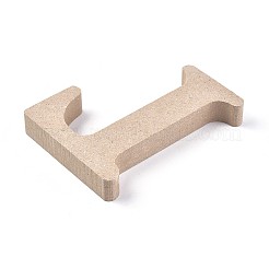Lettera fette di legno non finite&nbsp;LS-DIY-WH0162-62L