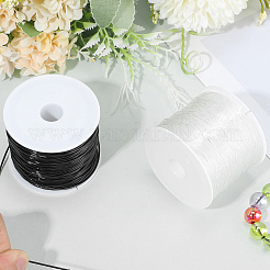 2 rouleau de fil élastique extensible rond en cristal de 2 couleurs&nbsp;EW-PA0001-01B