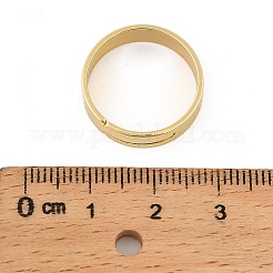 Verstellbare Fingerringfassungen aus Messing&nbsp;KK-A272-06G