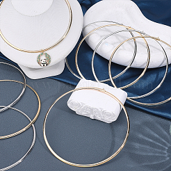 10 Stück 2 Farben Zinklegierung Choker Halskette machen&nbsp;NJEW-ME0001-13