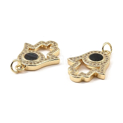 Zirconi in ottone con pendenti a conchiglia&nbsp;KK-K342-12G