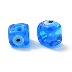 Handgemachte bösen Auge Bunte Malerei europäischen Perlen&nbsp;LAMP-G143-06A
