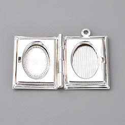 Messing-Medaillon-Anhänger&nbsp;FIND-WH0110-162S