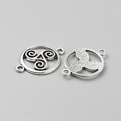 Fascini del connettore del nodo della lega di stile tibetano&nbsp;FIND-WH0432-92C