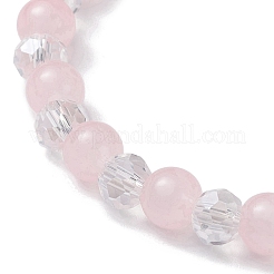 Vetro rotondo in rilievo bracciali tratto&nbsp;BJEW-JB09909