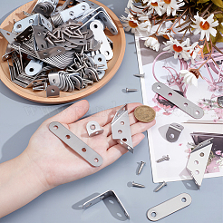 140 stücke 6 arten edelstahl winkel code&nbsp;STAS-WA0001-02