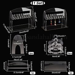 1 Set Acryl-Ohrring-Hängeständer&nbsp;EDIS-PH0001-45