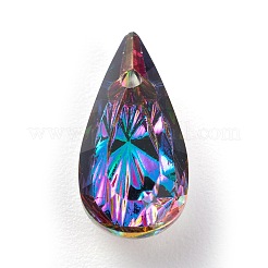 Pendenti con strass in vetro goffrato&nbsp;GLAA-J101-06A-001VO