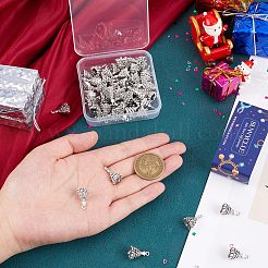 60 pièces pendentifs en alliage de style tibétain&nbsp;FIND-SC0004-74