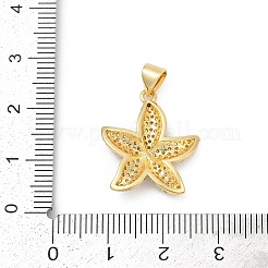 Pendentifs avec zircon cubiques à micro-pavés en laiton&nbsp;KK-D317-074G