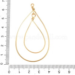 Ciondoli con castone aperto in acciaio inossidabile 304&nbsp;STAS-D264-09G