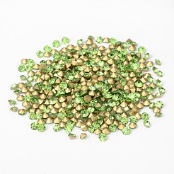 Strass de grade A de dos en plaqué de diamand en verre&nbsp;X-RGLA-SS4-009
