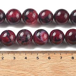 Naturelles multicolores perles d'agate brins&nbsp;G-A261-B02-14mm