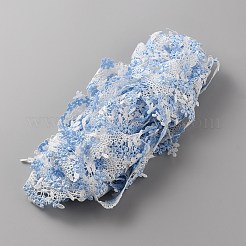 Bordure en dentelle brodée de polyester&nbsp;OCOR-WH0085-10B