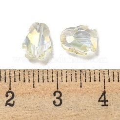 Perles en verre electroplate&nbsp;EGLA-A041-01-FR02
