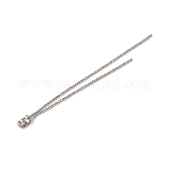 Ohrstecker mit Kugelkette aus Messing&nbsp;KK-G510-18P