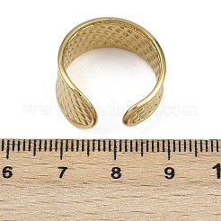 Anelli polsini in acciaio inossidabile 304&nbsp;RJEW-D332-012N-G