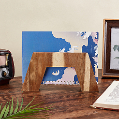 Schallplattenständer aus Holz&nbsp;ODIS-WH0074-03