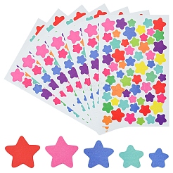 4 Beutel DIY-Papierbildaufkleber mit Sternmuster&nbsp;AJEW-FS0001-16