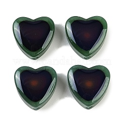Zweifarbige Stimmungsperlen aus Glas&nbsp;GLAA-Z007-10E