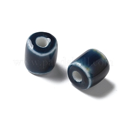 Perles en porcelaine manuelles&nbsp;X1-PORC-L080-I04