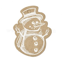 Étiquettes-cadeaux en papier kraft sur le thème de Noël&nbsp;CDIS-L008-A08