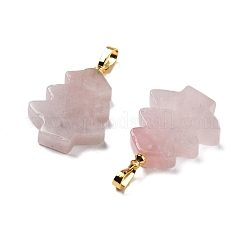 Ciondoli quazo rosa naturale&nbsp;G-A203-01J