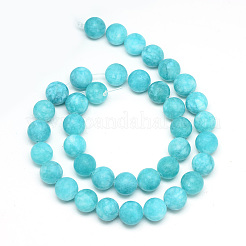 Natürliche weiße Jade Perlenstränge&nbsp;X-G-R297-8mm-45