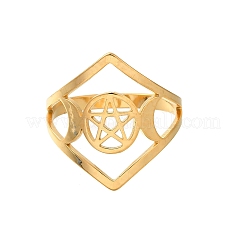 304 Edelstahlringe für Damen&nbsp;RJEW-S238-10G